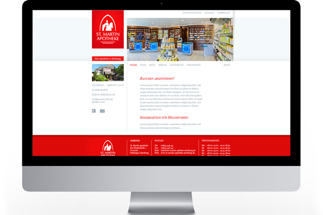Web Design Apotheke Siersburg