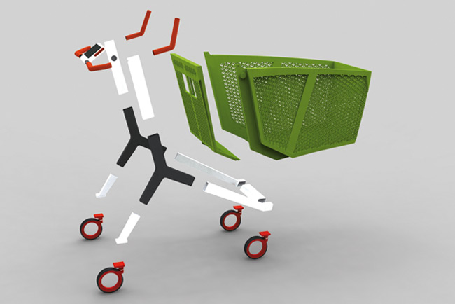 Smart Cart RFID Einkaufswagen